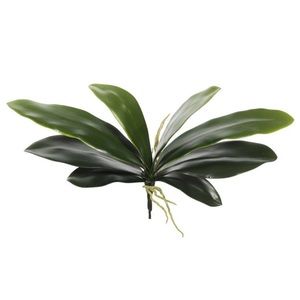 9” Multi Leaf Artificial Orchid Greens